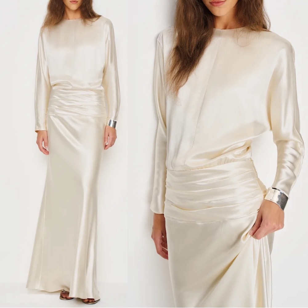 NEW NWT Reformation Esmee Silk Dress